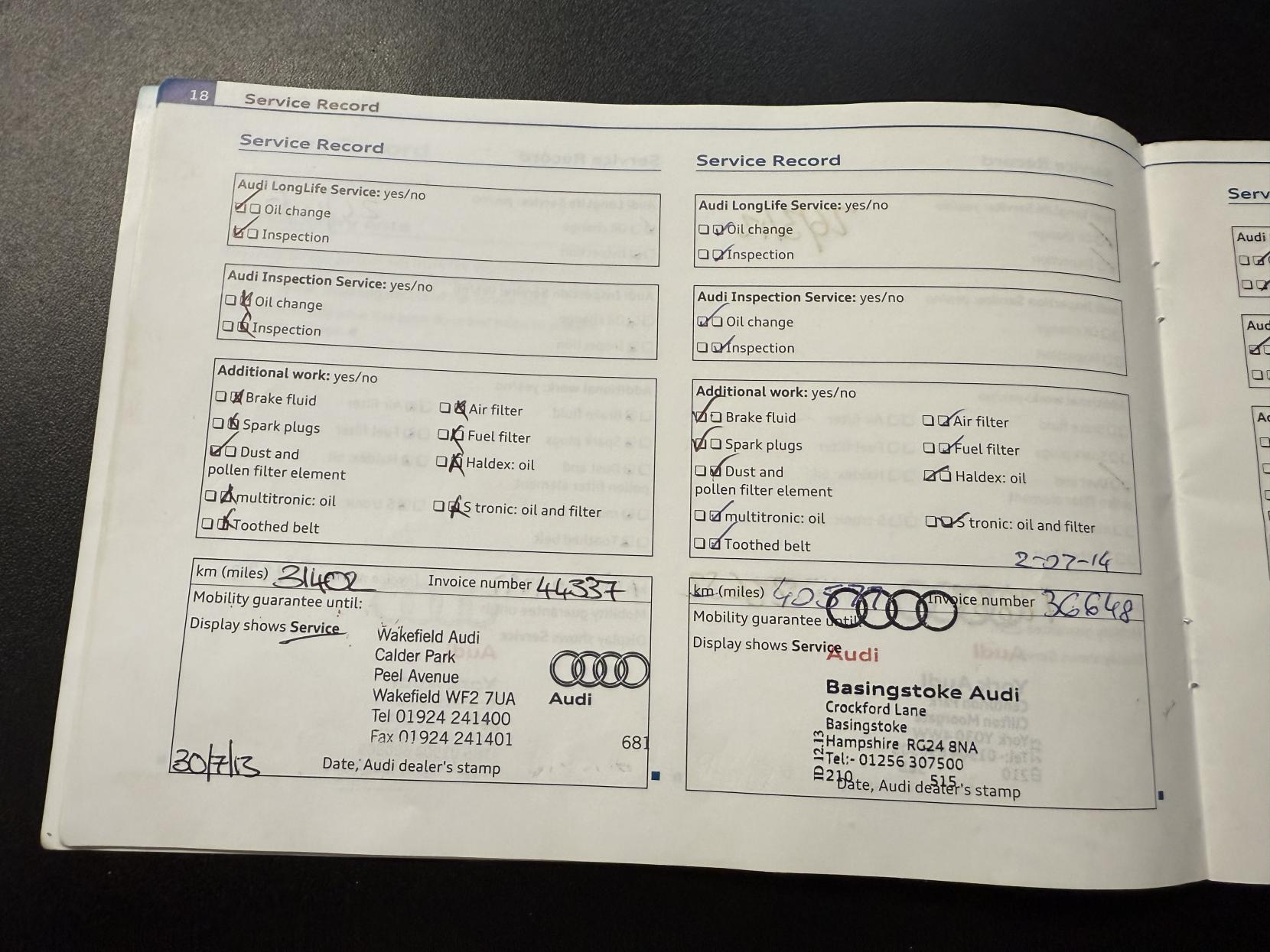Audi TTS 2.0 TFSI Roadster 2dr Petrol S Tronic quattro Euro 5 (272 ps)